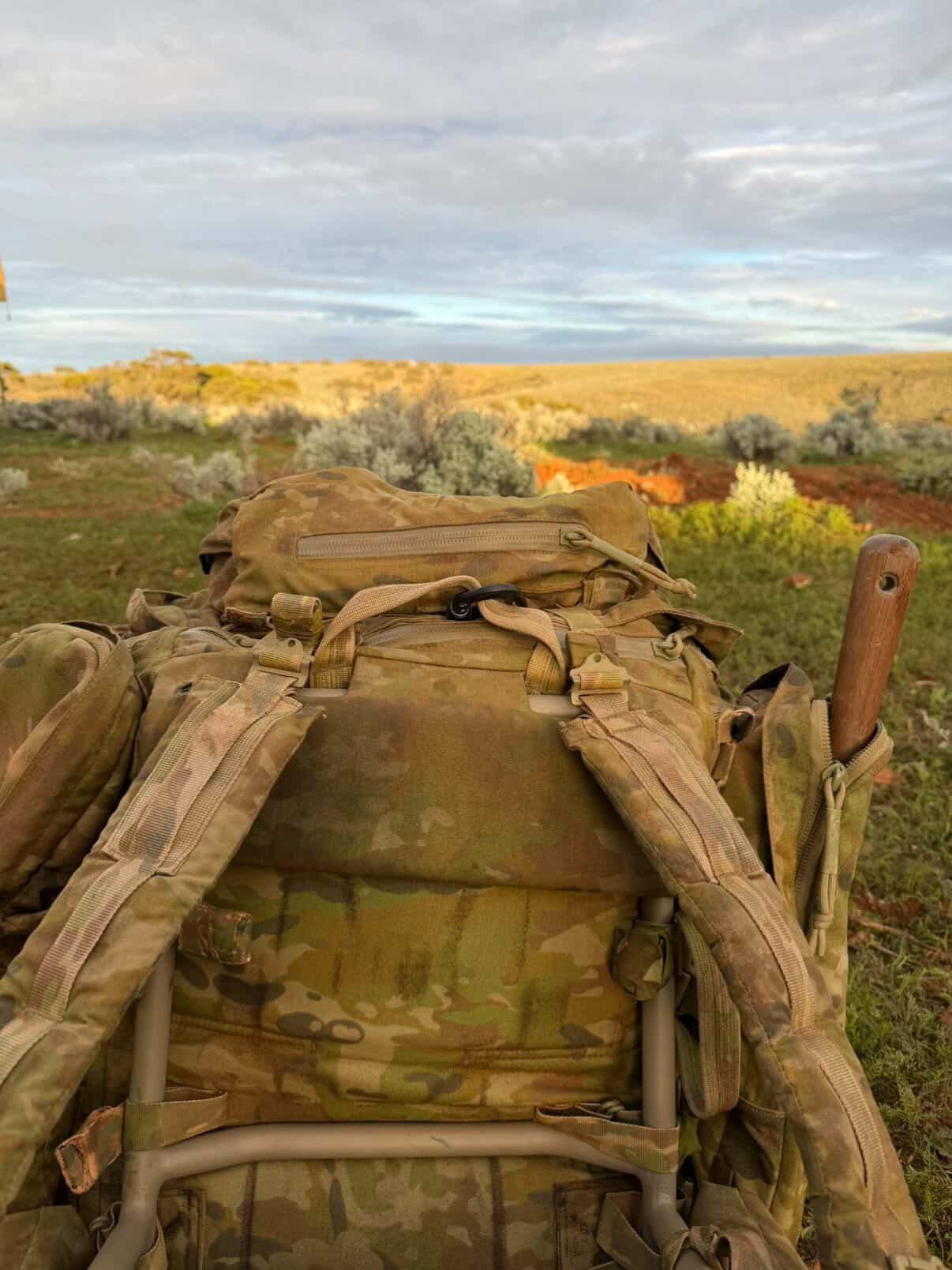 The Bushranger Frame loaded for a stomp at golden hour, outback Australia